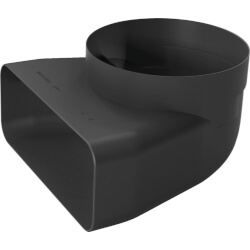 Gaggenau AD857042 Adapter, Flachkanal Übergang rund 90° DN150