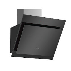 Bosch DWK67CM60 Kopffreihaube Klarglas 60 cm schwarz bedruckt DWK67CM60